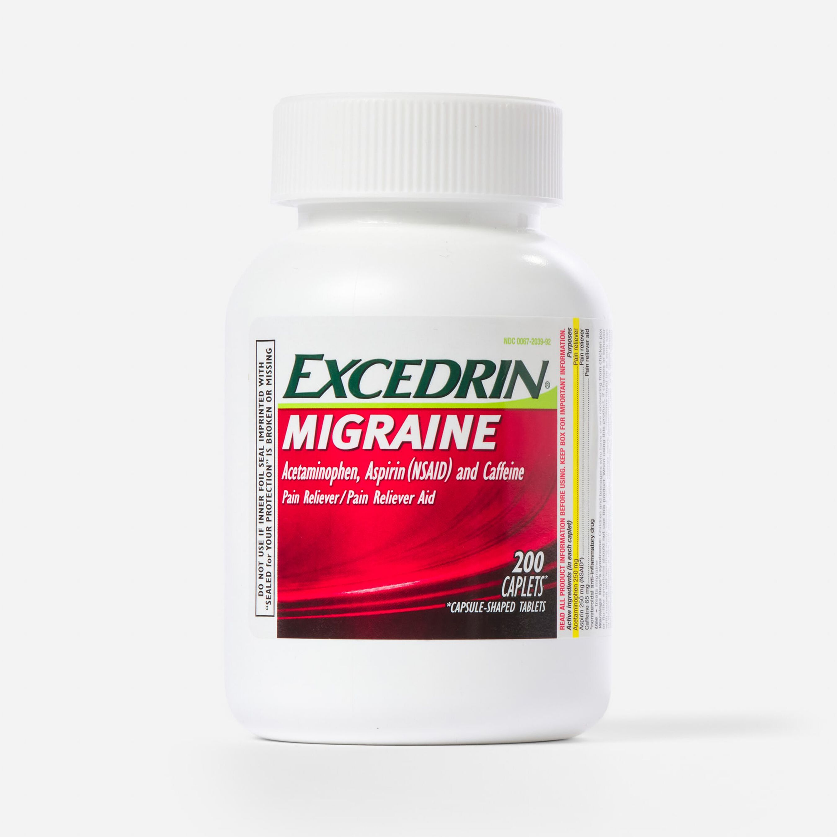 HSA Eligible Excedrin Migraine Extra Strength Caplets, 200 ct.